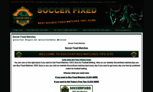 Soccerfixed.matches.tips thumbnail