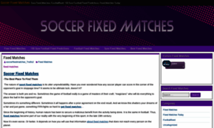 Soccerfixedmatches.blog thumbnail