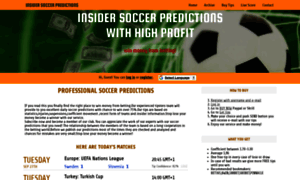Soccerinsiderpicks.net thumbnail