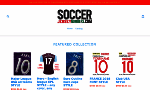 Soccerjerseynumbers.com thumbnail