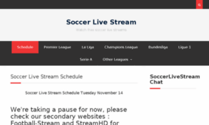 Soccerlivestream.net thumbnail