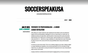 Soccerspeakusa.wordpress.com thumbnail