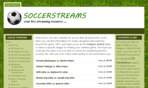 Soccerstreams.org thumbnail