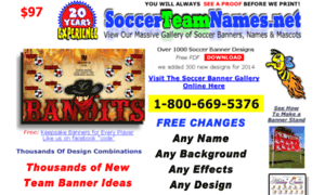 Soccerteamnames.net thumbnail