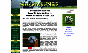 Soccerticketshop.com thumbnail