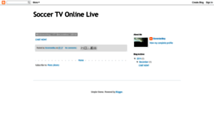 Soccertvonline-live.blogspot.com thumbnail