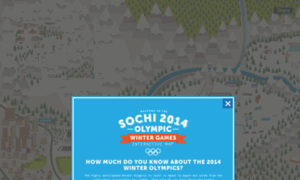 Sochi2014interactivemap.com thumbnail