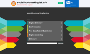 Social-bookmarkinglist.info thumbnail