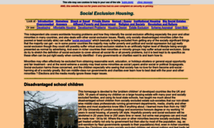Social-exclusion-housing.com thumbnail