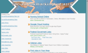 Socialbookmarkinglist.asia thumbnail