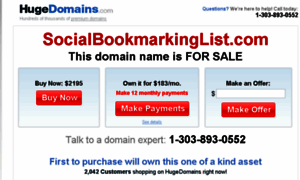 Socialbookmarkinglist.com thumbnail