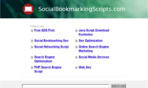 Socialbookmarkingscripts.com thumbnail