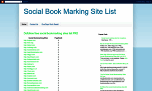 Socialbookmarkingsitelist4u.blogspot.in thumbnail