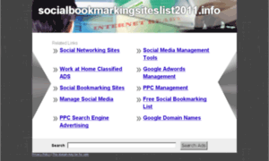 Socialbookmarkingsiteslist2011.info thumbnail