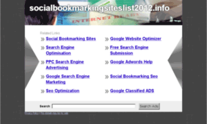 Socialbookmarkingsiteslist2012.info thumbnail