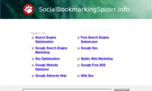 Socialbookmarkingspider.info thumbnail