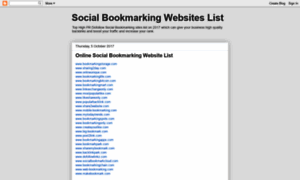 Socialbookmarkingwebsiteslist2017.blogspot.com thumbnail