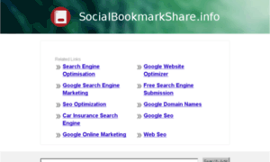 Socialbookmarkshare.info thumbnail