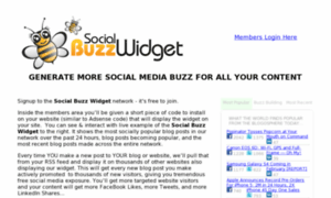Socialbuzzwidget.com thumbnail