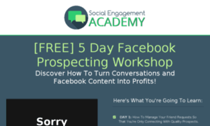 Socialengagementacademy.com thumbnail