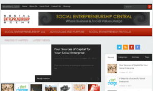 Socialentrepreneurshipscene.com thumbnail