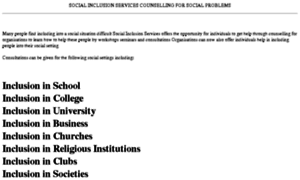 Socialinclusionservices.webs.com thumbnail