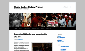 Socialjusticehistory.org thumbnail
