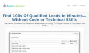 Socialleadassist.com thumbnail