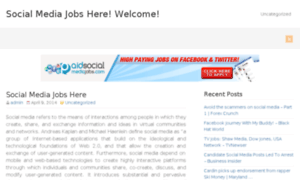 Socialmediajobshere.com thumbnail