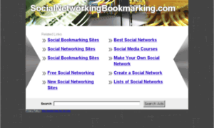 Socialnetworkingbookmarking.com thumbnail
