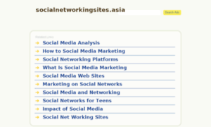 Socialnetworkingsites.asia thumbnail