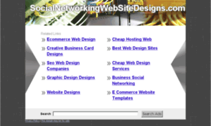 Socialnetworkingwebsitedesigns.com thumbnail