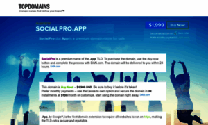 Socialpro.app thumbnail