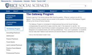 Socialsciencesgateway.rice.edu thumbnail