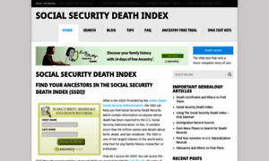 Socialsecuritydeathindex-search.com thumbnail