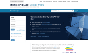 Socialwork.oxfordre.com thumbnail