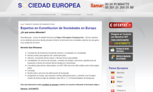 Sociedad-europea.com thumbnail