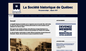 Societehistoriquedequebec.qc.ca thumbnail