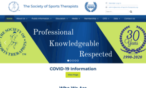 Society-of-sports-therapists.org thumbnail