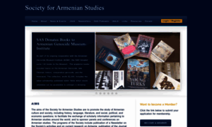 Societyforarmenianstudies.com thumbnail