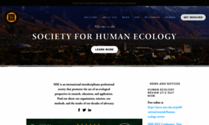 Societyforhumanecology.org thumbnail