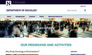 Sociology.northwestern.edu thumbnail