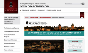 Sociology.uark.edu thumbnail