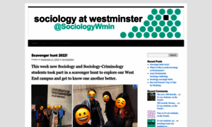 Sociologyatwestminster.wordpress.com thumbnail