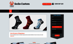 Sockscustom.com.au thumbnail