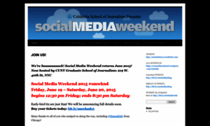 Socmediaweekend.wordpress.com thumbnail