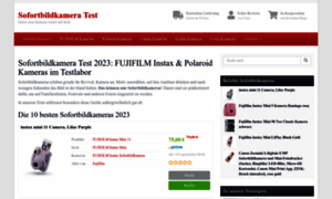 Sofortbildkameratest.net thumbnail
