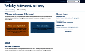 Software-central.berkeley.edu thumbnail