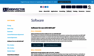 Software.eigenvector.com thumbnail