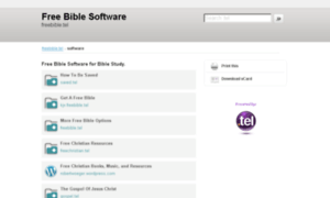 Software.freebible.tel thumbnail